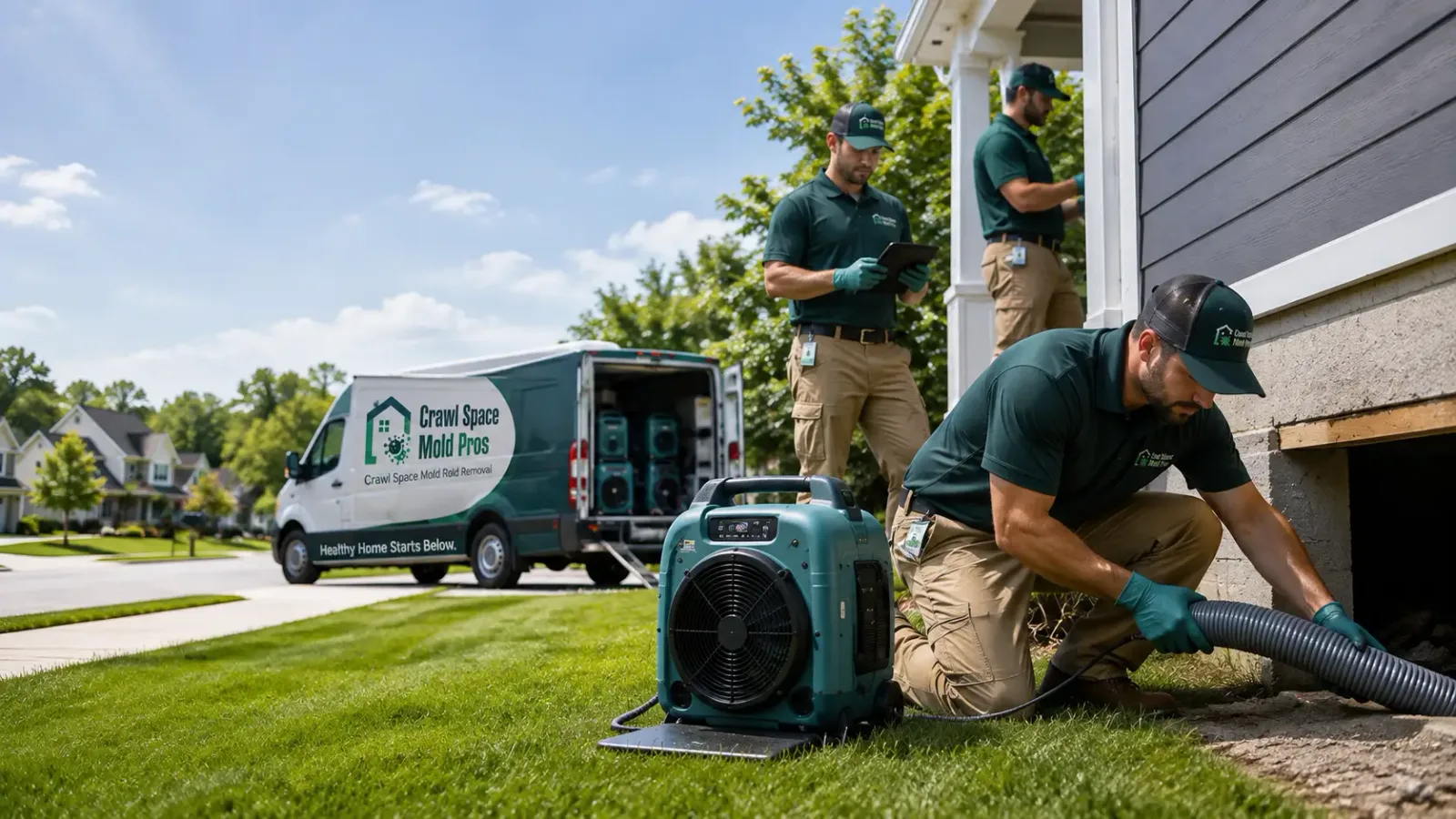 Crawl Space Mold Removal in Valier, PA
